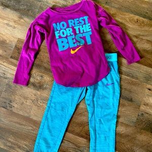 Girls Nike Outfit Size 4